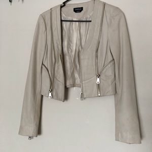 Leather BeBe jacket